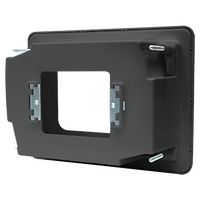 Recessed Wall Point with Built-in Cable Management System (Black)