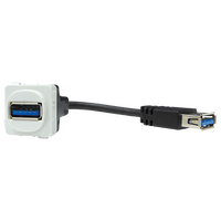 USB 3.0 Insert for 05MM-WP Series Wall Plates (2 Pack)