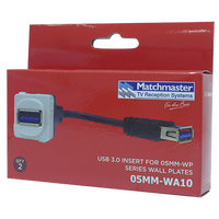 USB 3.0 Insert for 05MM-WP Series Wall Plates (2 Pack)
