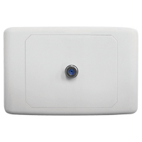 'F' Type TV Outlet Plate