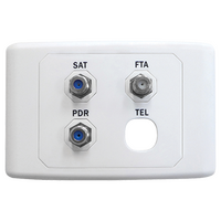 Satellite/FTA/PDR Outlet Plate