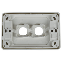 2 Way Outlet Plate including 1 Blank Insert