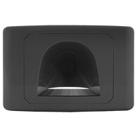 Outlet Plate with Reverse Bull Nose (Black)