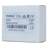 TERRA Fibre Mini Receiver (FCA) 70dBµV Output 10-20V DC Powering