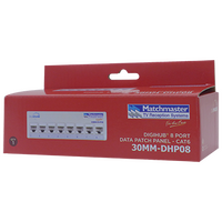 8 Port Cat 6 Patch Panel for DigiHUB®