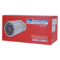 2MP HD Bullet IP Wi-Fi Camera IP66 3.6mm Fixed Lens