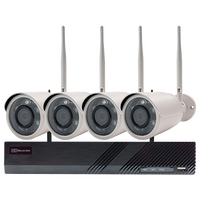 Wi-Fi Security 8CH NVR Kit with 2TB HDD, 4x 2MP Bullet