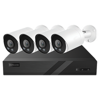 PoE Security Kit with 8CH 2TB AI NVR and 4 Bullet Cameras