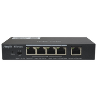 5 Port Gigabit Managed Network Switch (4 Port PoE, 1 Uplink)
