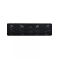 Puma - 4X4 - 4 Socket's x 4 USB's - Double Pole - 250V~, 10A,  Black x8 - PU4X4BK