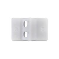 Puma -u00a0Plate Only Horizontal 2 Gang Angled Entries for Data Mechs Vandal Proof  x5 - PUPANG2GVP