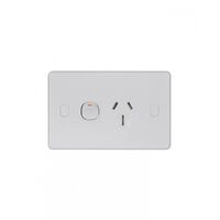 Puma - Power Point Switched 1u00a0Gang Double Pole Shuttered 15A 250V Vandal Proof  - PUPP151GVP