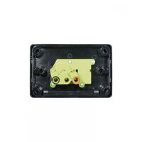 Puma - Power Point Switched 1 Gang, 10A 250V~  Black x10 - PUPP1GBK