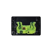 Puma -u00a0Power Point Auto Switched 2 Gang 10A 250V~  Black x5 - PUPP2GAUBK