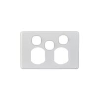 Puma -u00a0Power Point Switched 2 Gang 10A 250V with Extra Switch 16A Cover Only  x10 - PUPPSW2GCO