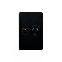 Puma - Power Point Switched Vertical 1 Gang, 10A 250V~  White x5 - PUPPV1G