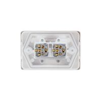 Puma -u00a0Switch Horizontal 2 Gang 10AX 250V~ IP66  x10 - PUSW2G66