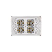 Puma -u00a0Switch Horizontal 4 Gang 10AX 250V~ IP66 Labelled FAN LIGHT HEAT HEAT  x10 - PUSW4G66FLHH
