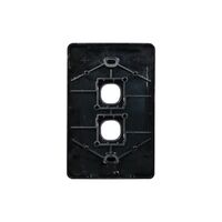 Puma - Switch Plate Vertical 2u00a0Gang Less Mech, Vandal Proof  White x10 - PUSWPV2GVP