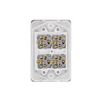 Puma -u00a0Switch Vertical 4 Gang 10AX 250V~ IP66 Labelled FAN LIGHT HEAT HEAT  x10 - PUSWV4G66FLHH