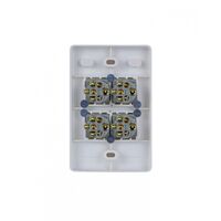 Puma - Switch Vertical 4 Gang 10AX/16A 250V Vandal Proof  x10 - PUSWV4GVP