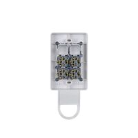 Puma -u00a0Switch Key Tag Vertical 6 Gang Grid With 4 10AX 16A 250V Switches and 2 Blank Plugs With Non Removeable Cover Vandal Proof  x5 - PUSWV6GKT4