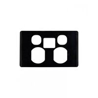 Power Point, Fully Integrated Dual USB Charger (Includes Leopard & Cheetah Covers)  Black x1 - CHLEPP2USB2GBK