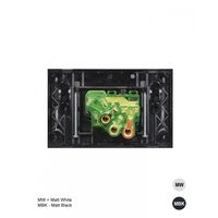 Clouded Leopard -u00a0Power Point Switched 1 Gang 10A 250V  Matt Black  x10 - CLPP1GMBK