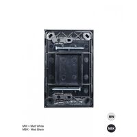 Clouded Leopard -u00a0Blank Plate & Cover  Matt White x10 - CLSWPVXGMW