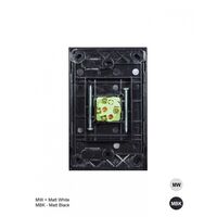 Clouded Leopard - Switch Vertical 1 Gang 16AX/20A 250V  Matt Black  x10 - CLSWV1GMBK