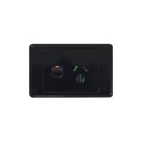 Cougar - Power Point Switched 1 Gang, 15A 250V~  Black x10 - COPP151GBK