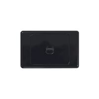 Cougar - Switch Horizontal 1 Gang 10AX/16A 250V~  Black x10 - COSW1GBK