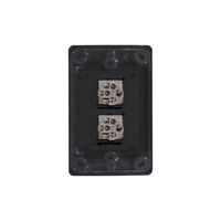 Cougar - Switch Vertical 2 Gang 10AX/16A 250V~  White x10 - COSWV2G