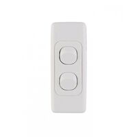 Cougar -u00a0Switch 2 Gang Vertical Architrave  x10 - COSWVA2G