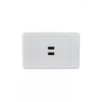 Cougar - Fully Integrated 3.4A Dual USB Charger Plate  x5 - COUSB2G
