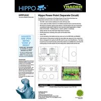 Double Outdoor Weatherproof Power Point Separate Circuit with IPA Studs IP54 10A 250V~  x1 - HPPP2GSC