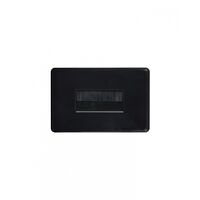 Flat Cat - Brush Cable Management Flush Plate  Black x10 - FLBRUSHBK
