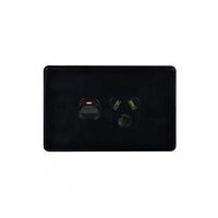 Flat Cat - Power Point Switched 1 Gang 10A 250V~  Black x10 - FLPP1GBK