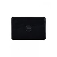 Flat Cat -u00a0Switch Horizontal 1 Gangu00a010AX/16A 250V~  Black x10 - FLSW1GBK