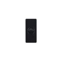 Flat Cat -u00a0Switch Vertical Architrave 1 Gang 10AX 16A 250V  Black  x10 - FLSWVA1GBK
