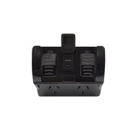 Hippo -u00a0Power Point Weatherproof 2 Gang 10A 250V USB Charger Dual Type A and C 3.4A 5V  Black x1 - HPPP2USB2GACBK