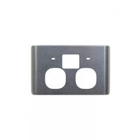 Leopard -u00a0Power Point Fully Integrated Dual USB Charger (Type A & C) Auto Switched  White x16 - LEPP2USBAU