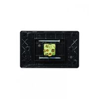 Leopard - Switch Horizontal 1 Gang, 16AX/20A 250V~  Black x10 - LESW1GBK
