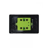 Leopard - Switch Oven 45A 250V~ Double Pole, Horizontal  Black x5 - LESWDPOV45BKH