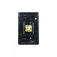 Leopard - Switch Vertical 1 Gang, 16AX/20A 250V~  Black x10 - LESWV1GBK