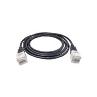 Meerkat -u00a0HDMI Cable with Clip In Detachable Female to Female Socket Connections in White at either end 4K at 60Hz 3 Metres Long  x1 - MEHDMI2