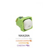 Switch Mechanism 16AX/20A 250V~ Cat's Eye (Labelled Fan)  x5 - MESWCFAN
