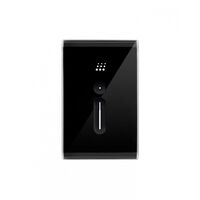 Powermesh - Fan Controller with Light Switch  Snow Leopard Black Cover x1 - PMFCSNCBK