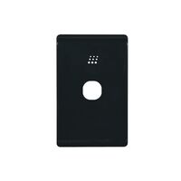 Powermesh -u00a0Multi Purpose Switch 1 Buttonu00a0Maxu00a05AX total, 220-240V 50Hz, 2 or 3 wire auto-sensing (Formerlyu00a0PMPUSWMPV1G)  Leopard Black Cover x1 - PMMPS1LECBK