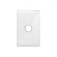 Powermesh -u00a0Multi Purpose Switch 1 Buttonu00a0Maxu00a05AX total, 220-240V 50Hz, 2 or 3 wire auto-sensing (Formerlyu00a0PMPUSWMPV1G)  Snow Leopard White Cover x1 - PMMPS1SNC